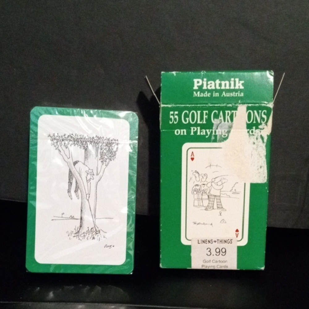 Piatnik Golf Cartoon Playing Cards
